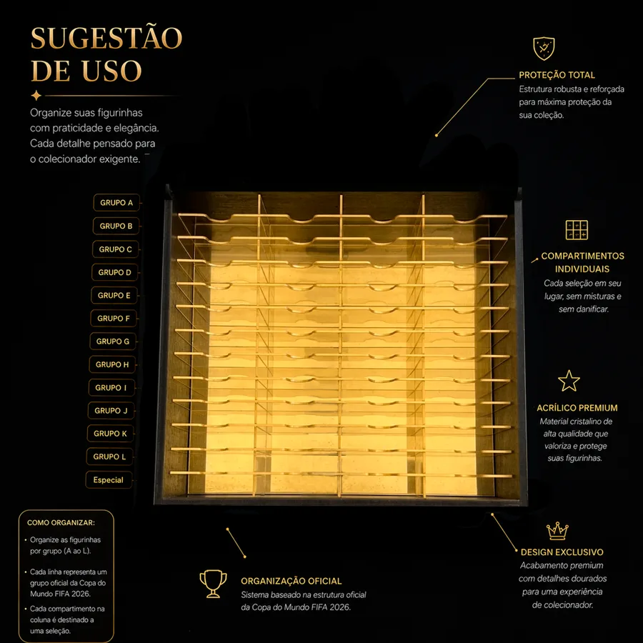 Fundo Espelhado Dourado